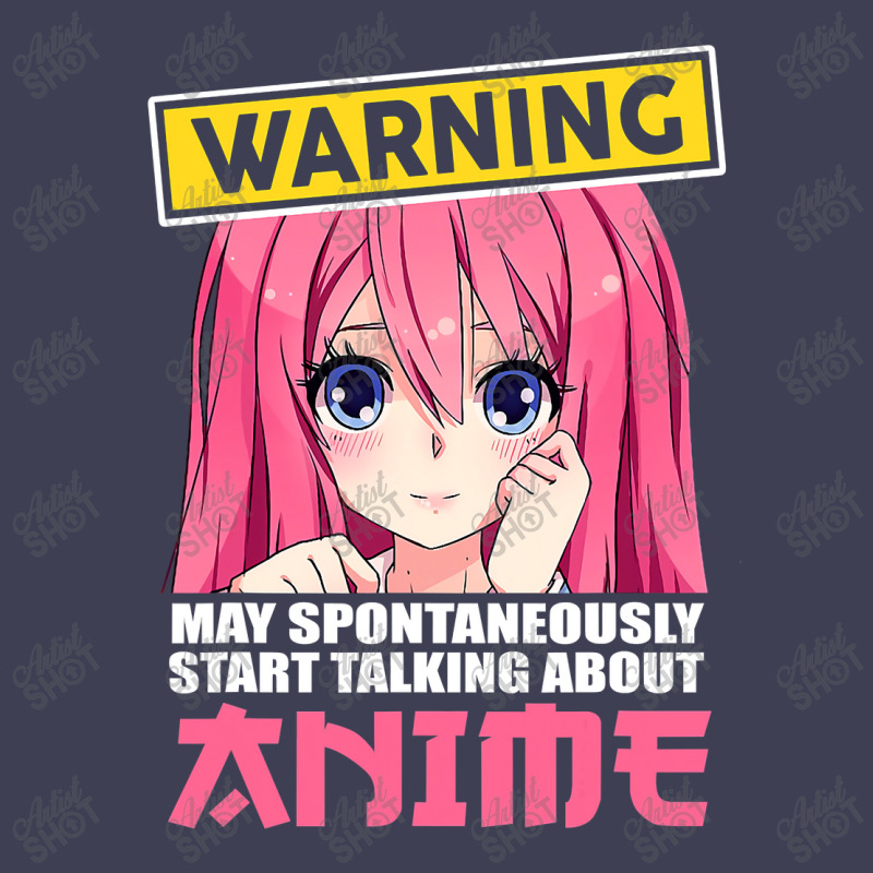 Warning May Spontaneously Start Talking About Anime Girls , Best Gift, Mesh Cap | Artistshot