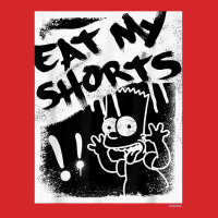 The Simpsons Bart Simpson Eat My Shorts Spray Paint Graffiti T Shirt Trucker Cap | Artistshot