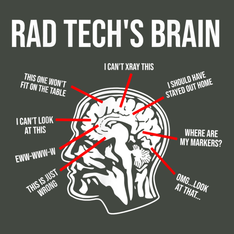 Radiologic Technologist Rad Tech Brain Radiology T Shirt Trucker Cap by walkersnoelan | Artistshot