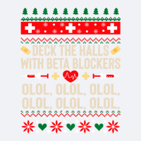 Deck The Halls With Beta Blockers Nurse Ugly Christmas Sweatshirt Trucker Cap | Artistshot