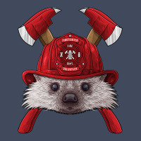 Firefighter Hedgehog Fireman Boys Kids Fire Rescue Animal 264 Camo Snapback | Artistshot