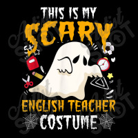 This Is My Scary English Costume Teacher Halloween Design Character Flat Bill Snapback Cap | Artistshot