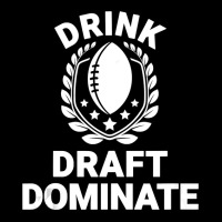 Drink Draft Dominate   Funny 2019 Fantasy Football Tank Top Flat Bill Snapback Cap | Artistshot