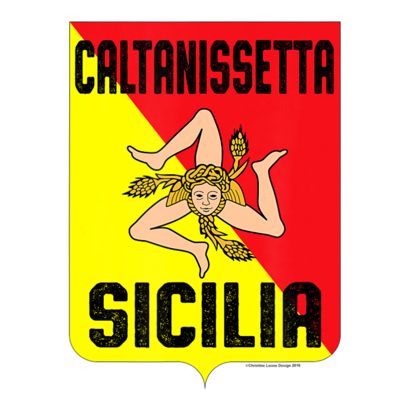 Caltanissetta Sicilia Sicily Flag Trinacria Province Star Paper Bag - 13 X 7 X 13 | Artistshot