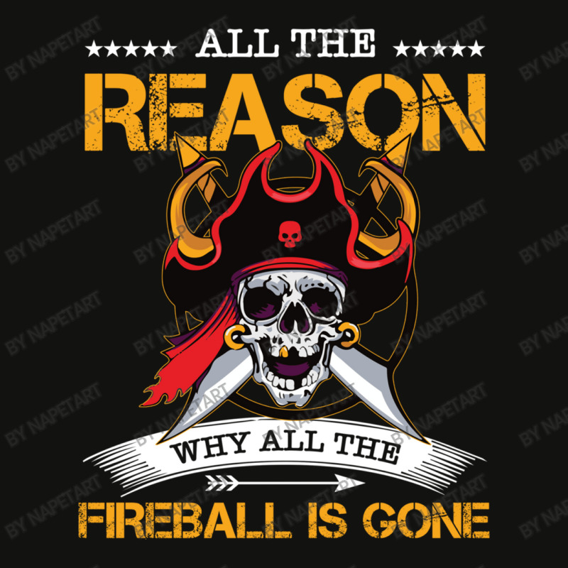 All The Reason Why All The Fireball Is Gone Funny Pirate Scorecard Crop Tee by NapetArt | Artistshot