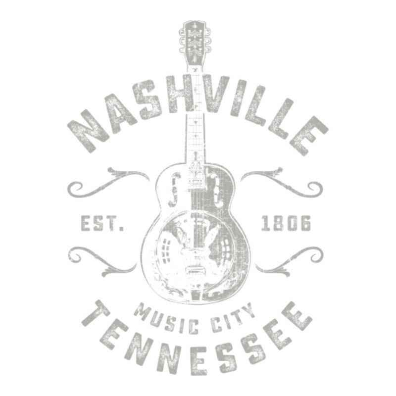 Nashville Music City Usa Vintage Take Out Paper Bag - 14 X 10 X 15 1/2 | Artistshot