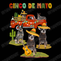 Australian Cattle Dog Cinco De Mayo Riding Truck Mexico Costume Toddler 3/4 Sleeve Tee | Artistshot