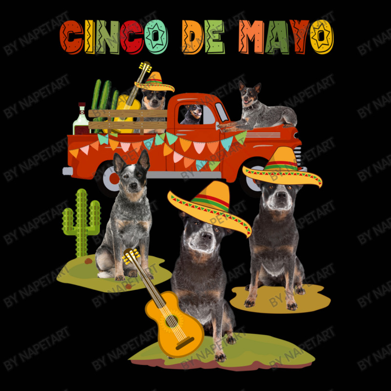 Australian Cattle Dog Cinco De Mayo Riding Truck Mexico Costume Toddler 3/4 Sleeve Tee by NapetArt | Artistshot