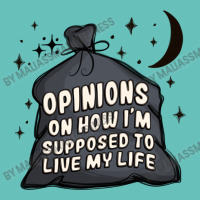 Opinions On How I'm Supposed To Live My Life Round Leatherette Patch | Artistshot