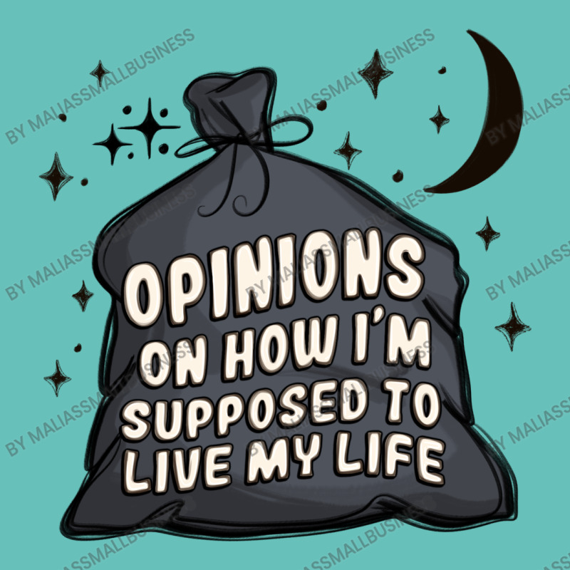 Opinions On How I'm Supposed To Live My Life Round Leatherette Patch | Artistshot