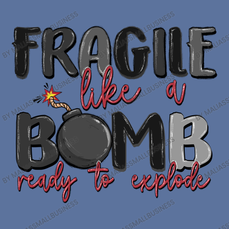 Fragile Like A Bomb Ready To Explode Lightweight Hoodie | Artistshot