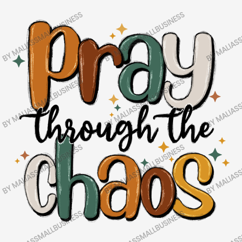 Pray Throthe Chaos Portrait Canvas Print | Artistshot