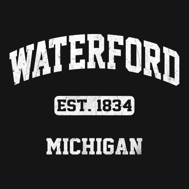 Waterford Michigan Mi Vintage State Athletic Style T Shirt Mesh Cap | Artistshot