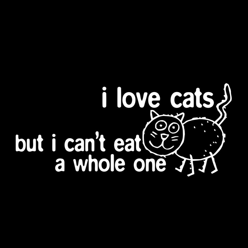 I Love Cats But I Can't Eat A Whole One Cropped Sweater | Artistshot