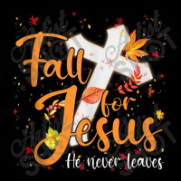 Fall For Jesus He Never Leaves Canada Maples Flat Bill Snapback Cap | Artistshot