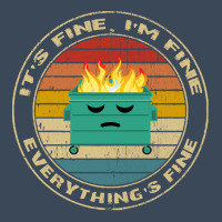 Its Fine Im Fine Everythings Fine T  Shirt It's Fine, I'm Fine, Everyt Flat Bill Snapback Cap | Artistshot