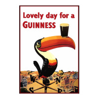 Lovely Day For A Guinness Letter Cub Paper Bag - 8 X 4 1/2 X 10 1/4 | Artistshot