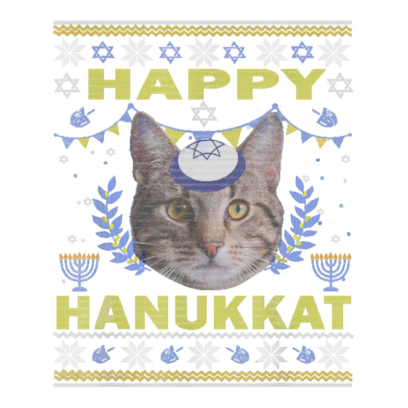 Funny American Wirehair Cat Jewish Holiday Hanukkat Happy T Shirt Cub Paper Bag - 8 X 4 1/2 X 10 1/4 | Artistshot