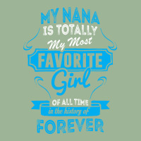 My Nana Is Totally My Most Favorite Girl Urban Heavy T-shirt | Artistshot