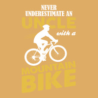 Never Underestimate An Uncle With A Mountain Bike Urban Heavy T-shirt | Artistshot