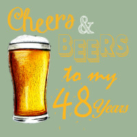 Cheers And Beers To  My 48 Years Urban Heavy T-shirt | Artistshot