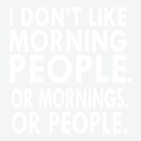 I Don't Like Morning People Urban Heavy T-shirt | Artistshot