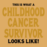 Never Underestimate The Strength Of A Childhood Cancer Warrior Urban Heavy T-shirt | Artistshot