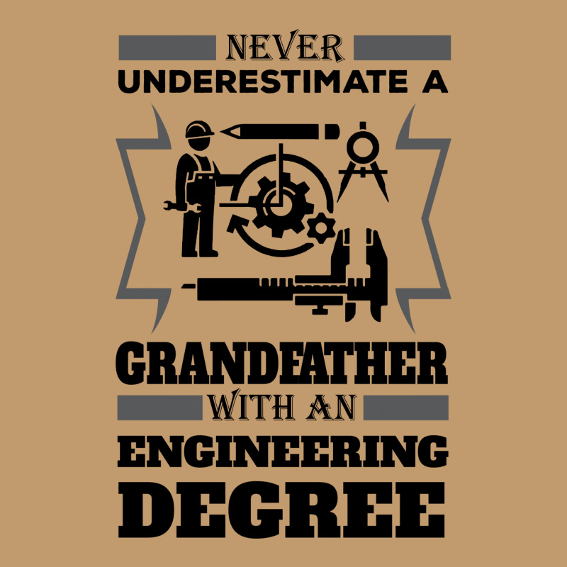 Never Underestimate A Grandfather With An Engineer Degree Urban Heavy T-shirt | Artistshot