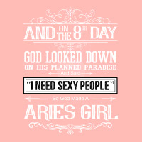 And 8th Day God Look Down So God Made A Aries Girl Urban Heavy T-shirt | Artistshot