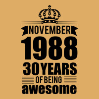 November 1988 30 Years Of Being Awesome Urban Heavy T-shirt | Artistshot