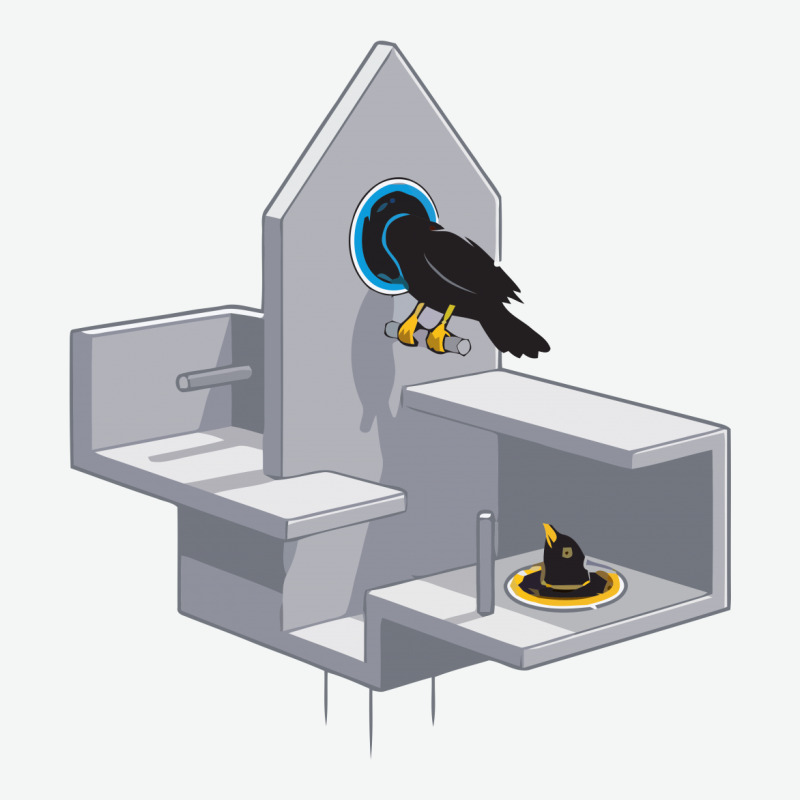 Portal Bird Urban Heavy T-shirt | Artistshot