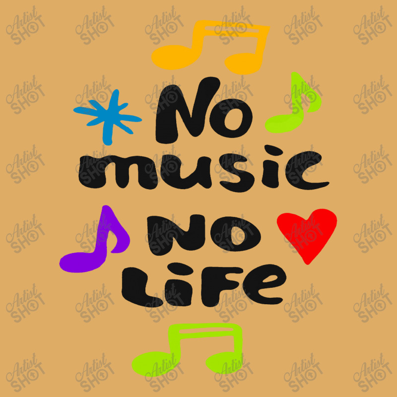 No Music No Life Urban Heavy T-shirt | Artistshot