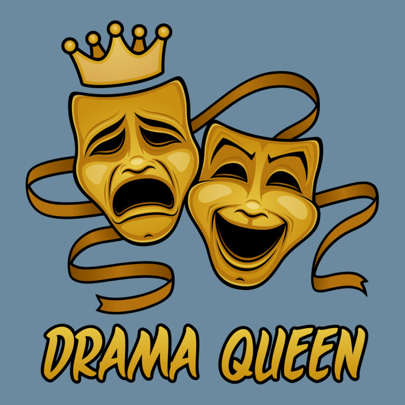 Drama Queen Comedy And Tragedy Gold Theater Masks Urban Heavy T-shirt by fizzgig | Artistshot