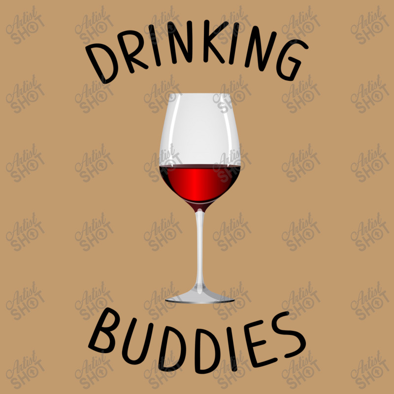 Drinking Buddies Wine Glasses Vector Urban Heavy T-shirt by Artees Artwork | Artistshot