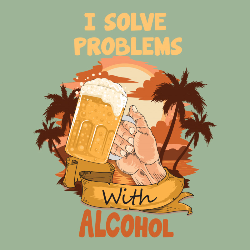 I Solve Problems With Alcohol Urban Heavy T-shirt | Artistshot