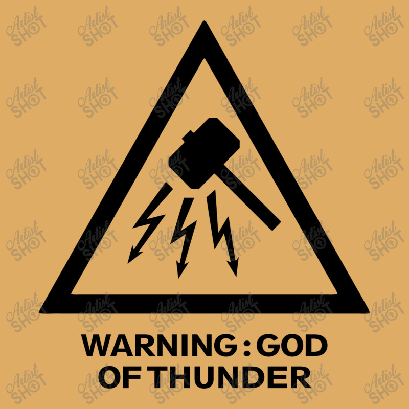 Warning God Of Thunder Urban Heavy T-shirt by Akhtar21 | Artistshot