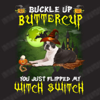 Boston Terrier Buckle Up Buttercup You Just Flipped My Witch Switch Vintage Cap | Artistshot