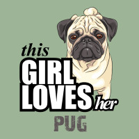 This Girl Loves-her Pug Urban Pullover Hoodie | Artistshot