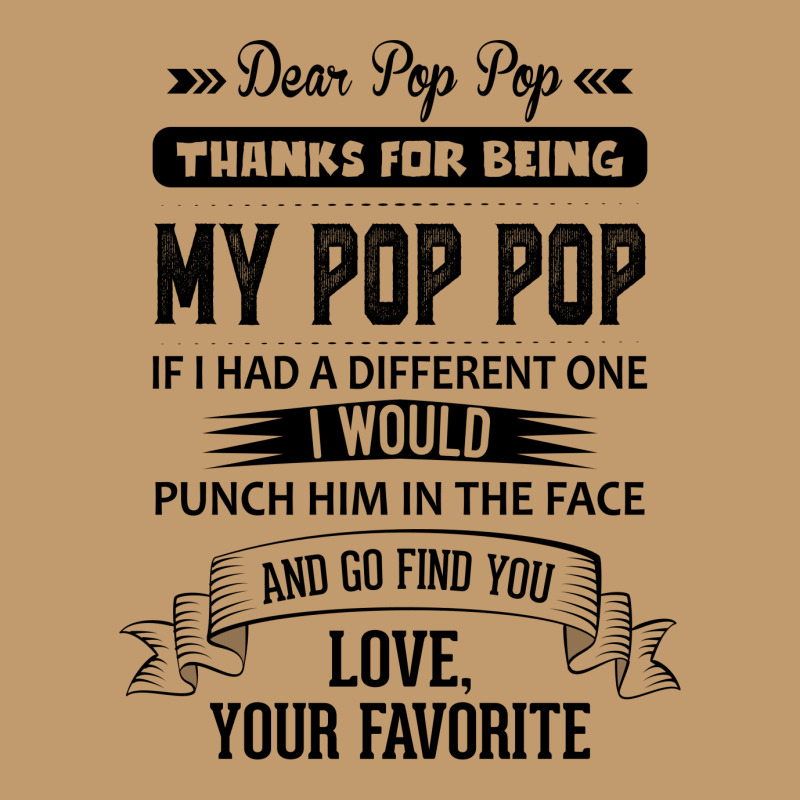 Dear Pop Pop, Love, Your Favorite Urban Pullover Hoodie | Artistshot