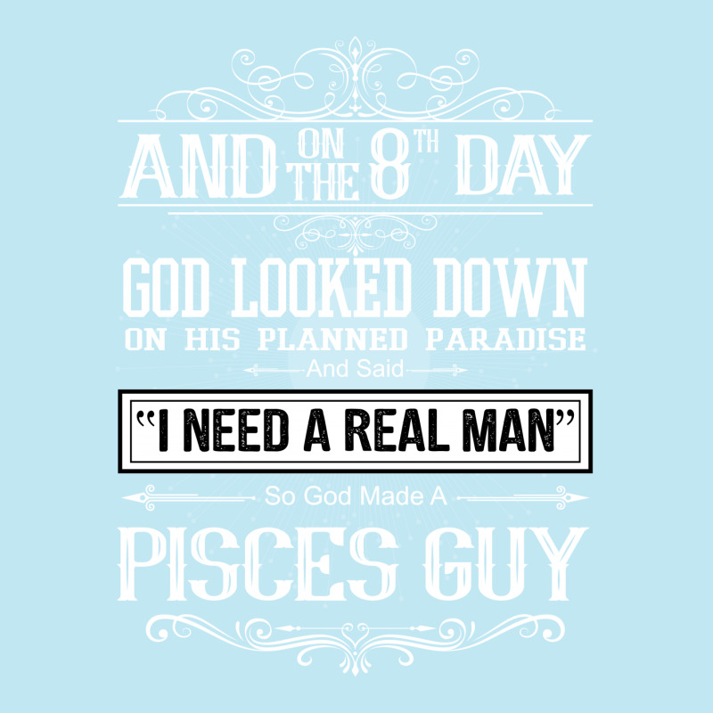 And 8th Day God Look Down So God Made A Pisces Guy Urban Pullover Hoodie | Artistshot