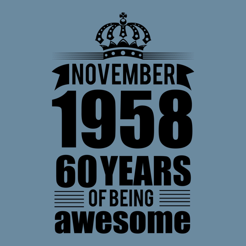 November 1958 60 Years Of Being Awesome Urban Pullover Hoodie | Artistshot