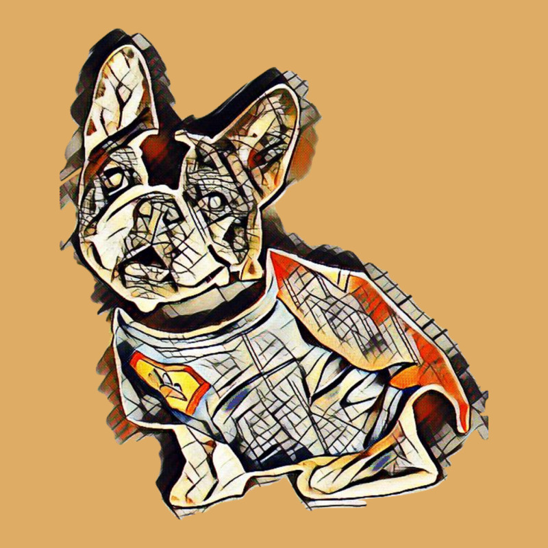 Cute French Bulldog Breed Dog Wearing A Super Hero Costume Over White Urban Pullover Hoodie | Artistshot