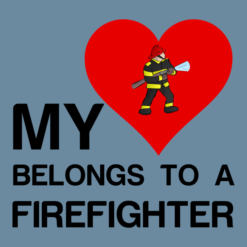 My Heart Belongs To A Firefighter Urban Pullover Hoodie | Artistshot