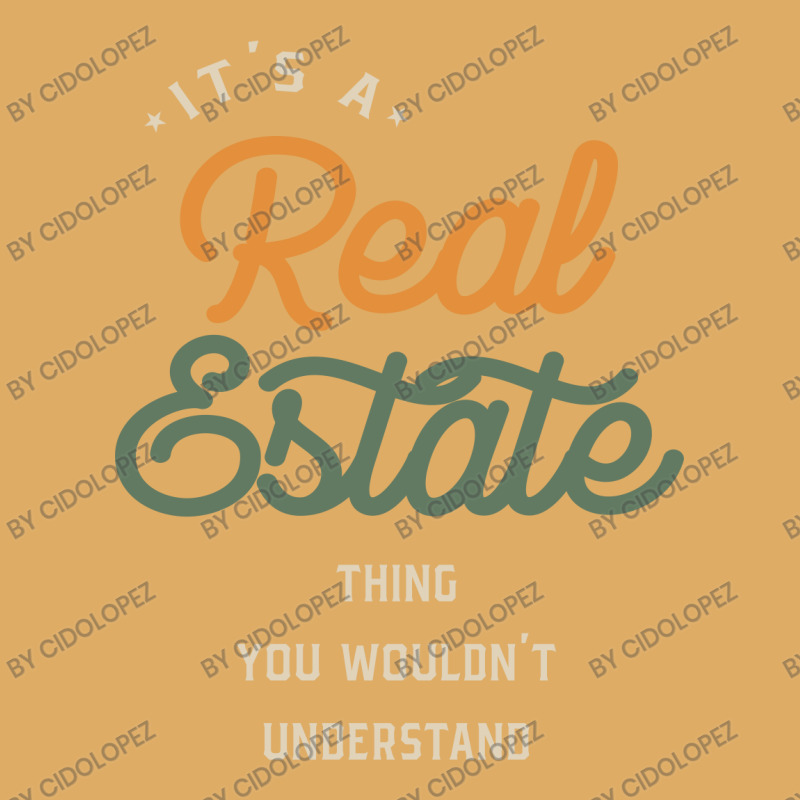 A Real Estate Thing, You Wouldn't Understand Urban Heavy T-shirt by cidolopez | Artistshot