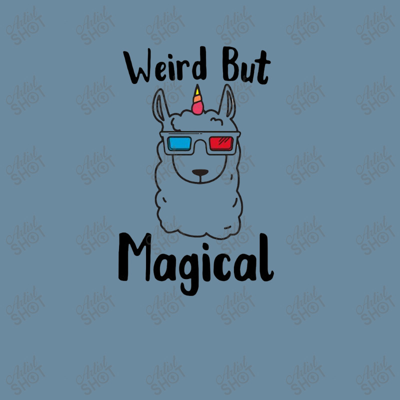 Weird But Magical Llamacorn With 3d Glasses Urban Heavy T-shirt | Artistshot