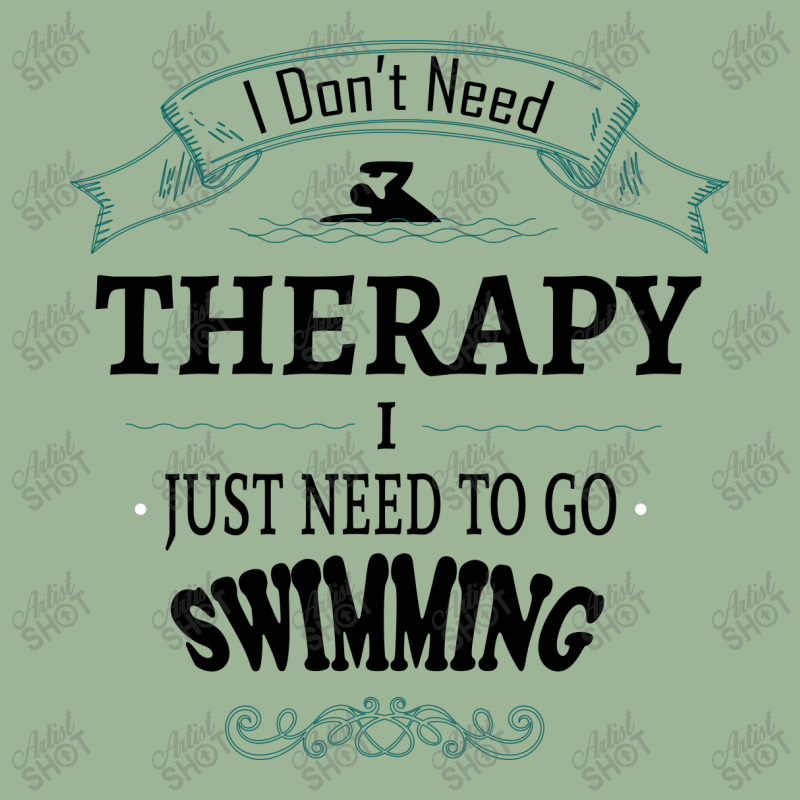 I Don't Need Therapy I Just Need To Go Swimming Urban Heavy T-shirt | Artistshot