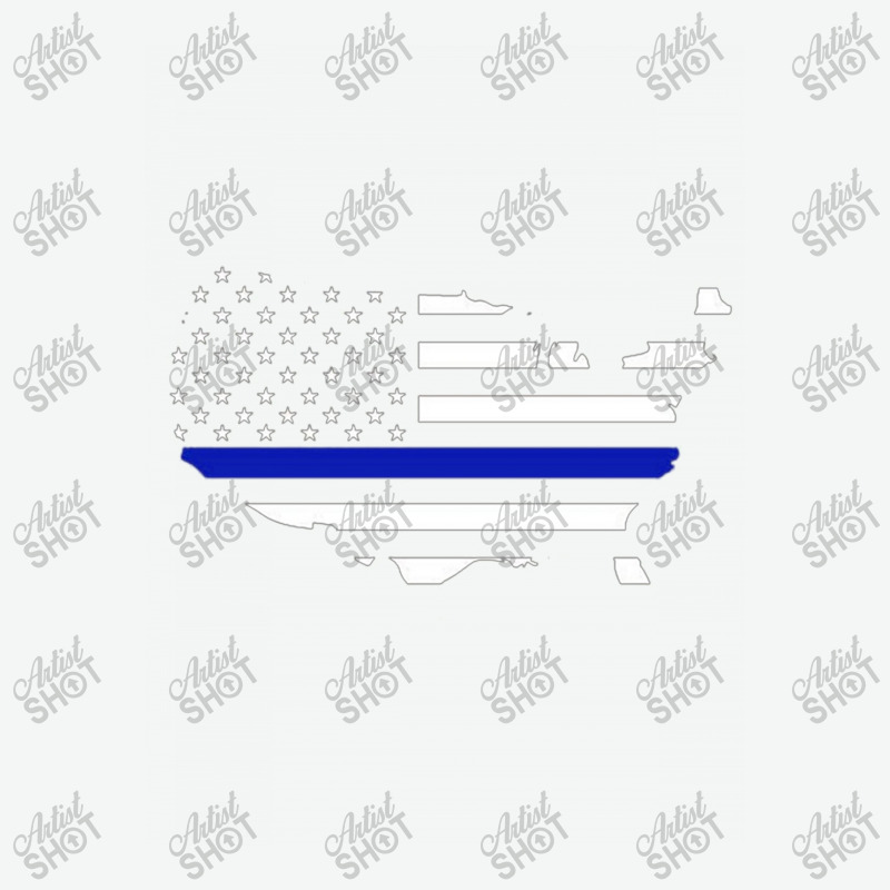 Thin Blue Line Flag Urban Heavy T-shirt | Artistshot