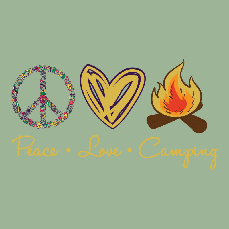 Peace Love Camping Retro Vintage Urban Heavy T-shirt by vip.pro123 | Artistshot