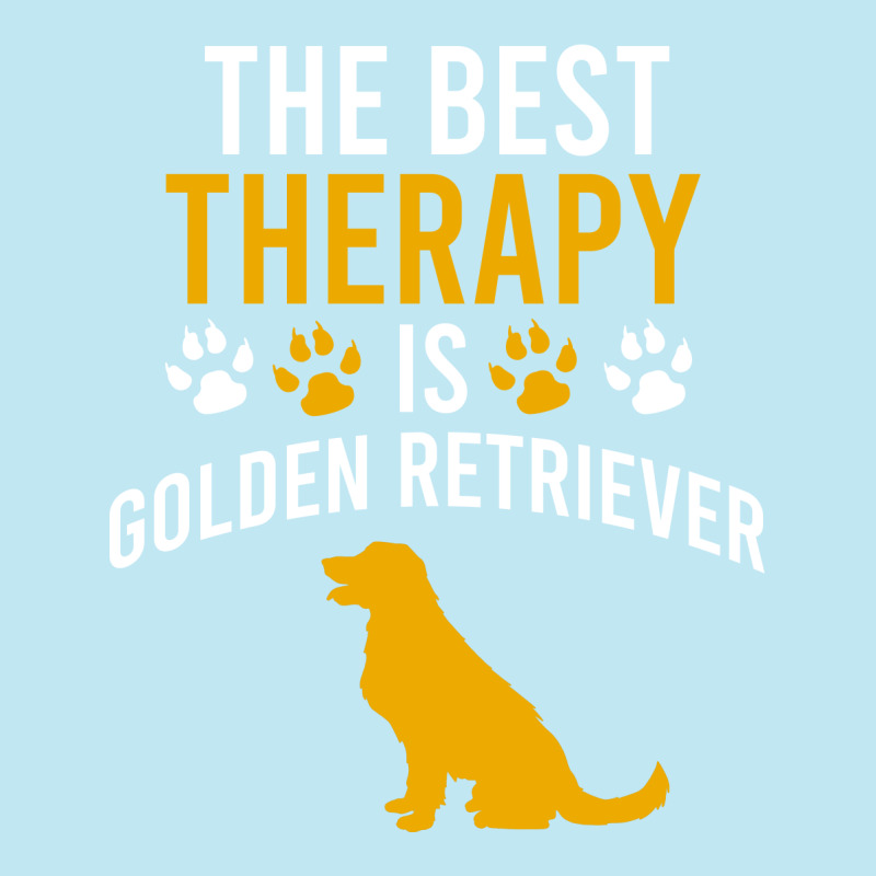 The Best Therapy Is Golden Retriever Urban Heavy T-shirt by Cypryanus | Artistshot