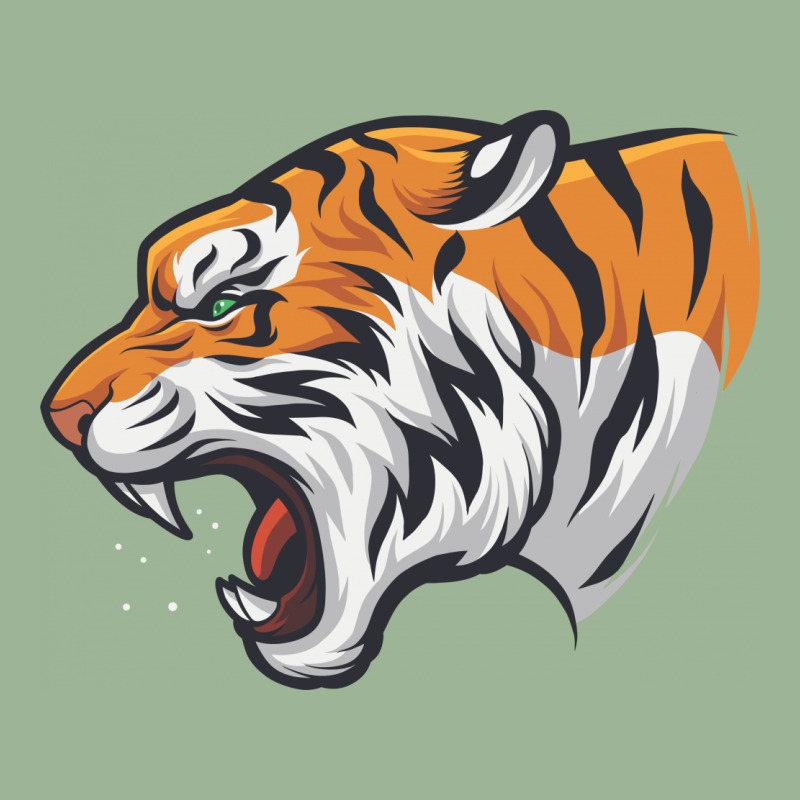 Tiger Head Vector Urban Heavy T-shirt | Artistshot